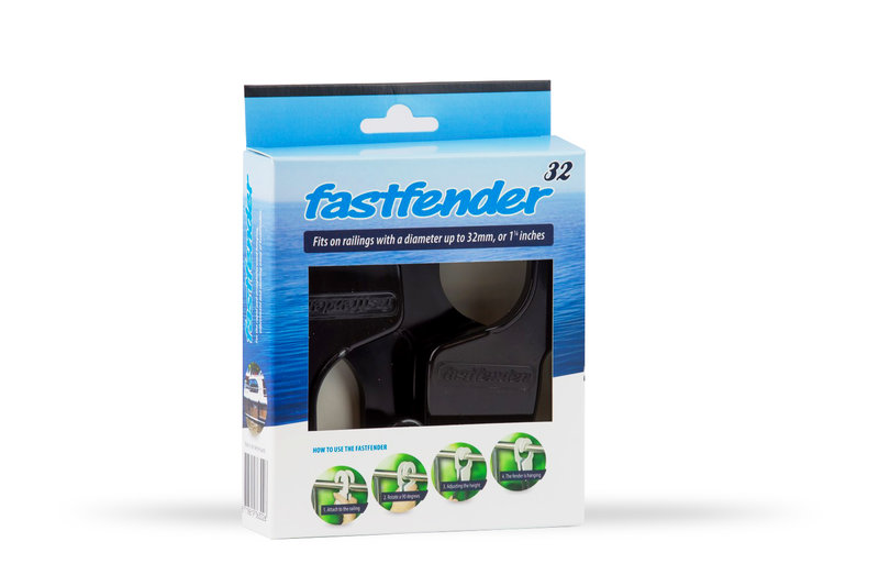Fastfender 32 Black - packing unit for boat fender hangers